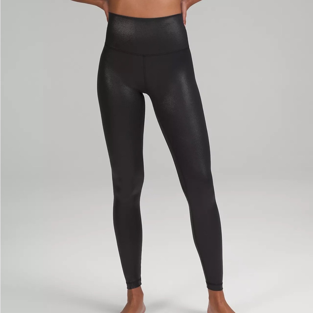 Brand-New w/Tags Lululemon Limited Edition Align HR Pants 25” Shine Size 6